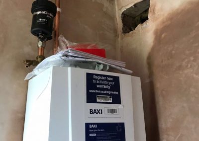 combi boiler installation by our gas engineer in Redditch